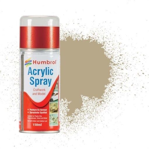 HUMBROL Spray Paints And Lacquers Acrylic Enamel Mini Cans 150ml