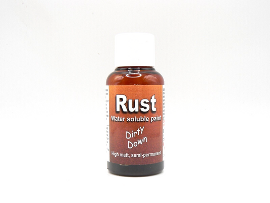 Dirty Down RUST EFFECT Water Soluble FX For Wargames Scale Model 25ml FREE POST