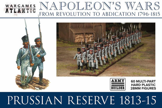 Wargames Atlantic Prussian Resevre 60x Napoleonic Miniatures FREE POST