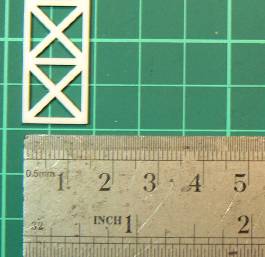 ABS Styrene Plastic Lattice Truss Model Railway Building 10-24mm 500mm Length