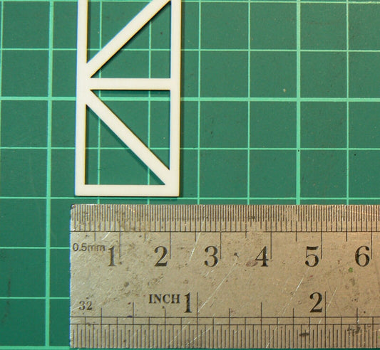 ABS Styrene Plastic Lattice Truss Model Railway Building 10-24mm 500mm Length