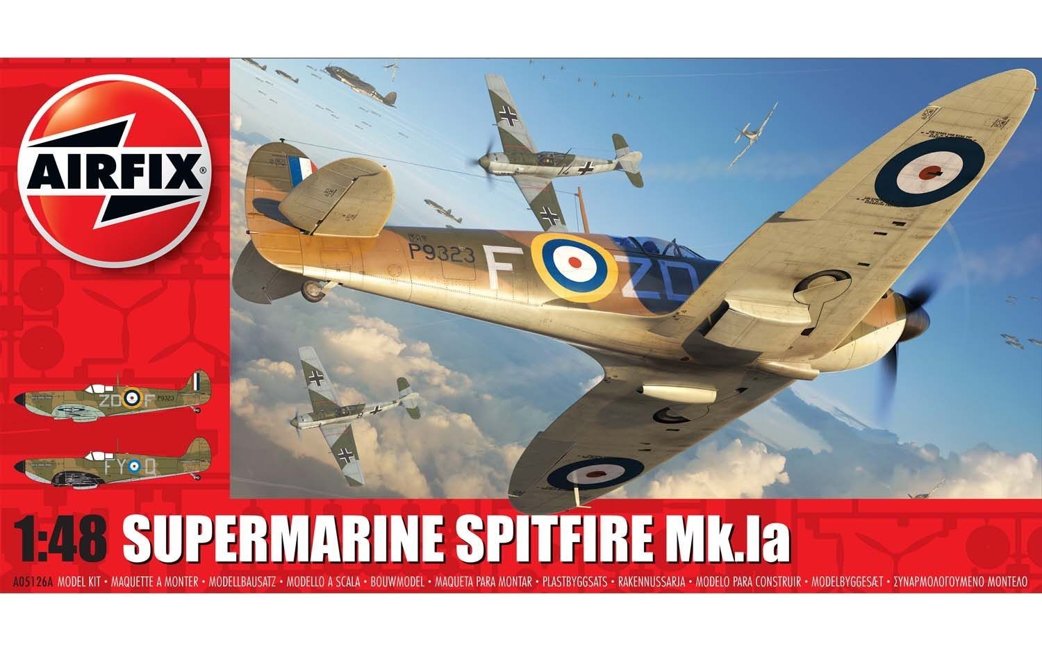 Airfix A05126A Supermarine Spitfire Mk.I 1:48 scale box art