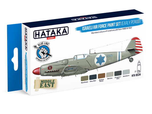 HTK-BS34 Hataka Israeli Air Force Paint Set Early product image