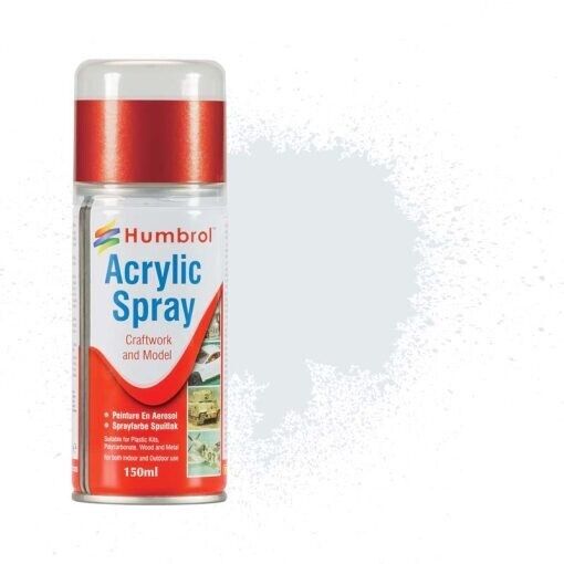 HUMBROL Spray Paints And Lacquers Acrylic Enamel Mini Cans 150ml