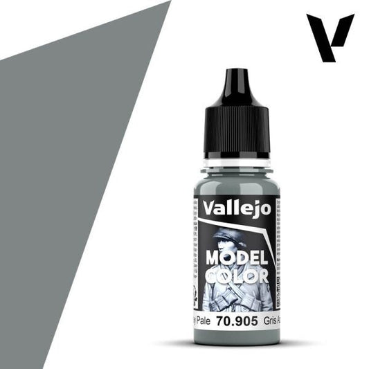 Vallejo  Model Colour Blue Grey Pale 70.905 18ml Paint Dropper Bottle