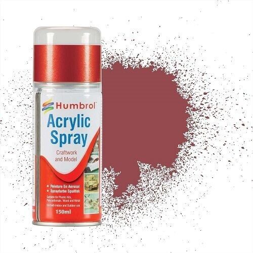 HUMBROL Spray Paints And AD6073 Humbrol No 73 Matt Wine Red Oxide Spray Paint 150ml