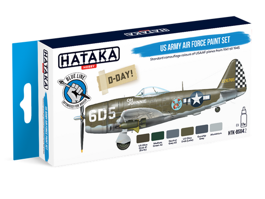 HTK-BS04.2 Hataka US Army Air Force Paint Set product image