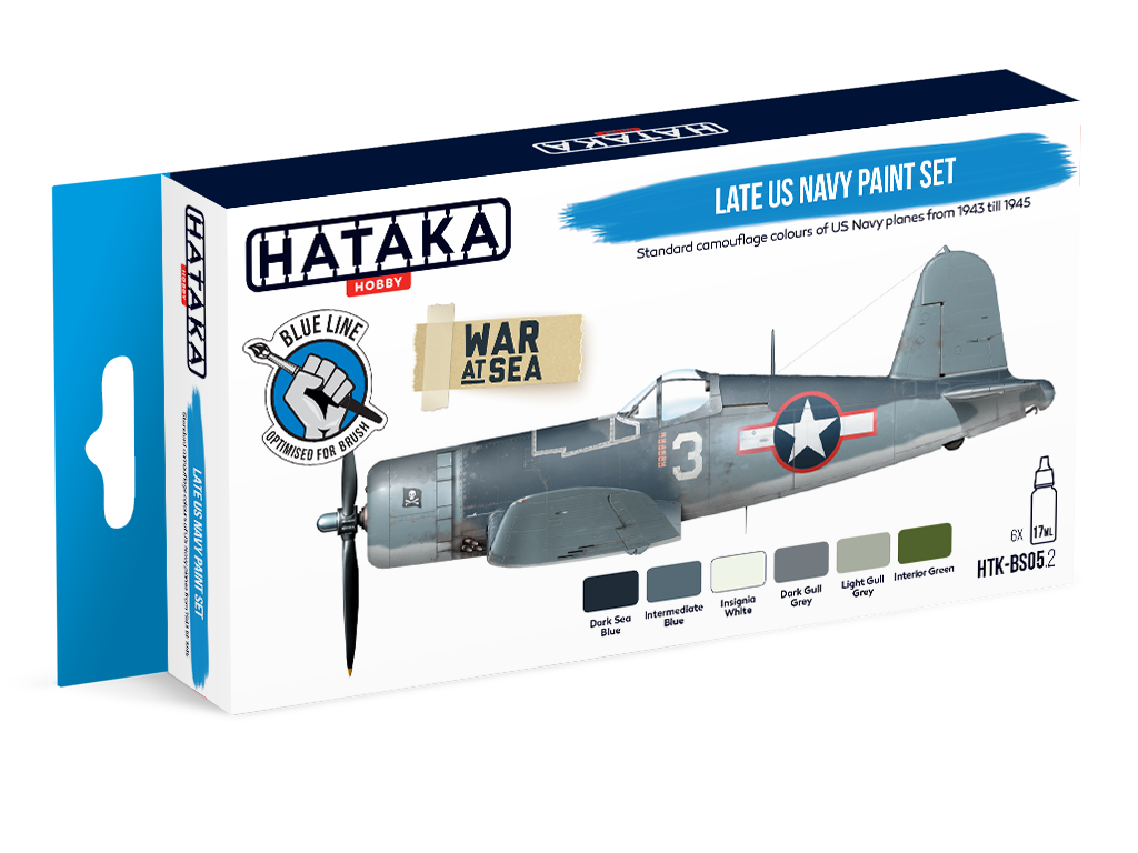 HTK-BS05.2 Hataka Late US Navy Paint Set product image