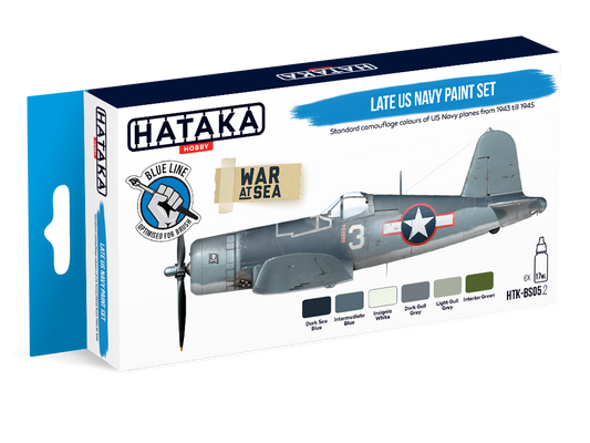 HTK-BS05.2 Hataka Late US Navy Paint Set product image