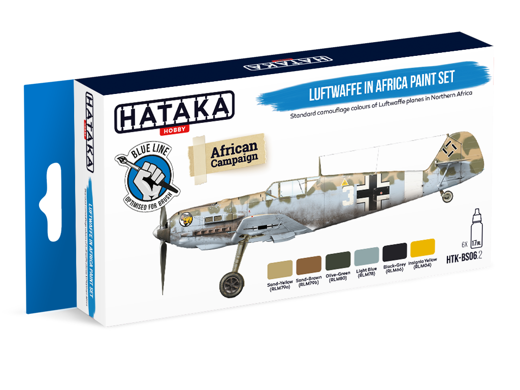 HTK-BS06.2 Hataka Luftwaffe in Africa Paint Set product image