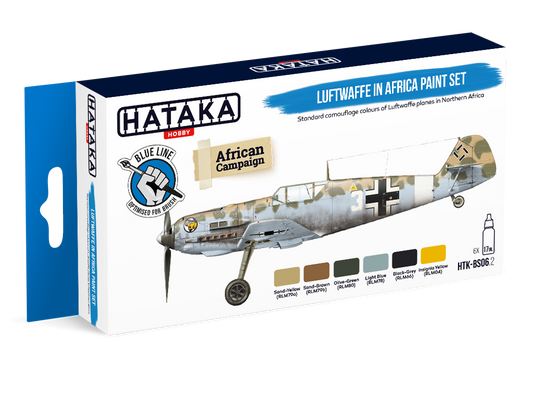 HTK-BS06.2 Hataka Luftwaffe in Africa Paint Set product image