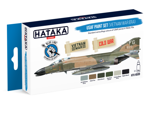 HTK-BS09 Hataka USAF Paint Set Vietnam War Era product image