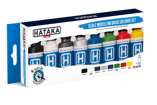 HTK-BS100 Hataka Scale Modelling Basic Colours Set product image