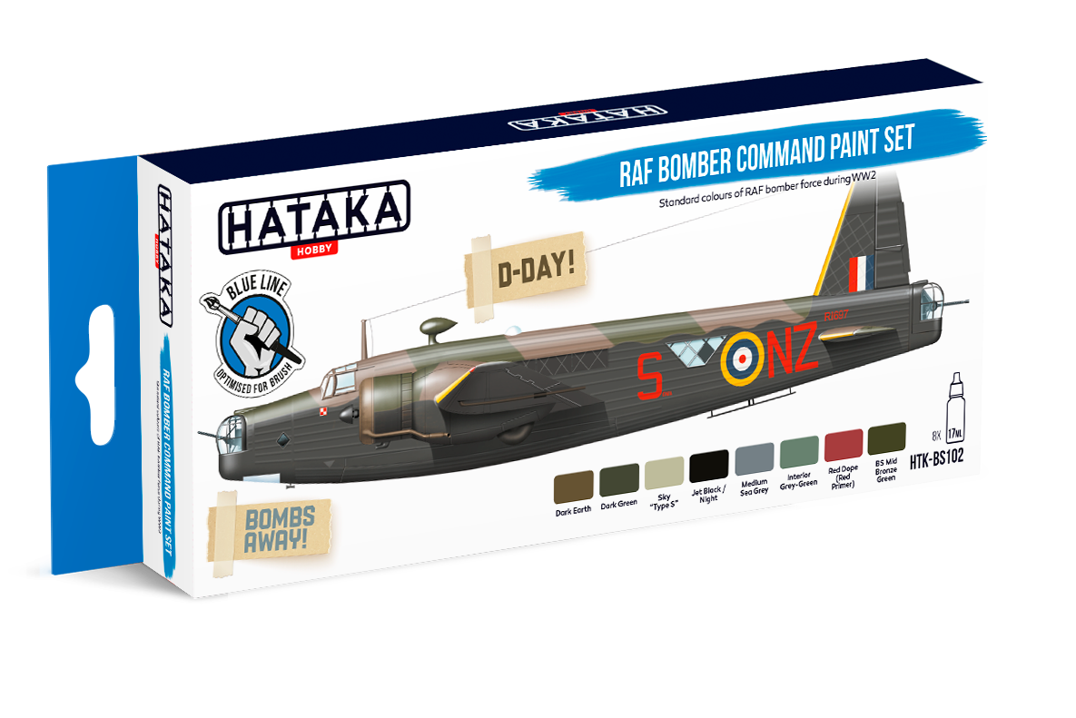 HTK-BS102 Hataka RAF Bomber Command Paint Set product image