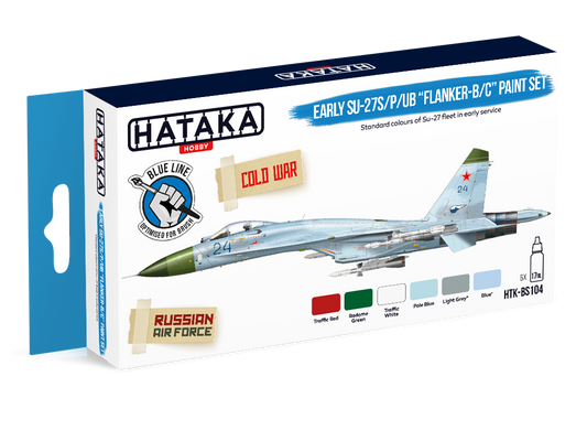 HTK-BS10 Hataka Early Su-27S-P-UB Flanker-B-C Paint Set product image
