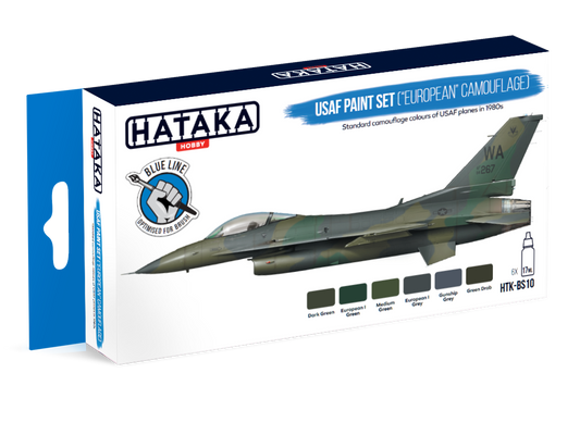 HTK-BS10 Hataka USAF European Camouflage Paint Set product image
