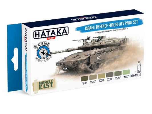 HTK-BS114 Hataka Israeli Defence Forces AFV Paint Set product image
