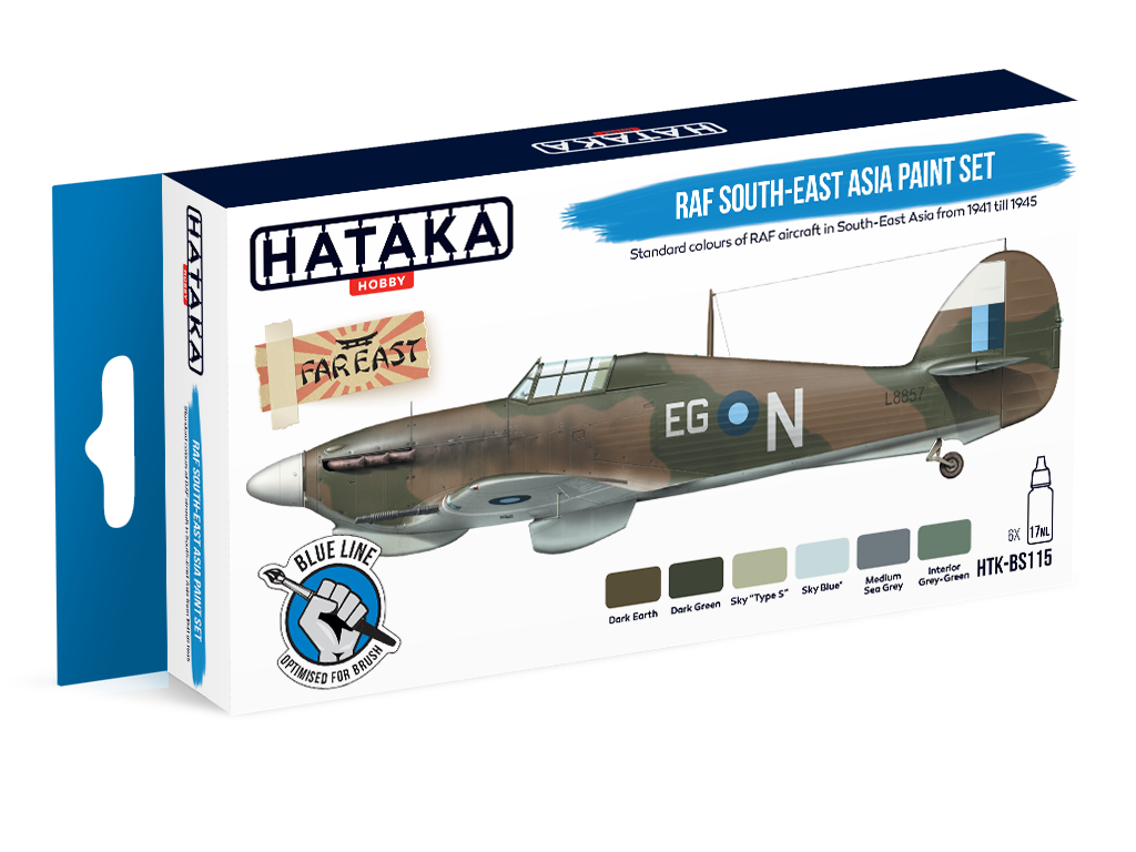 HTK-BS115 Hataka RAF South-East Asia Paint Set product image