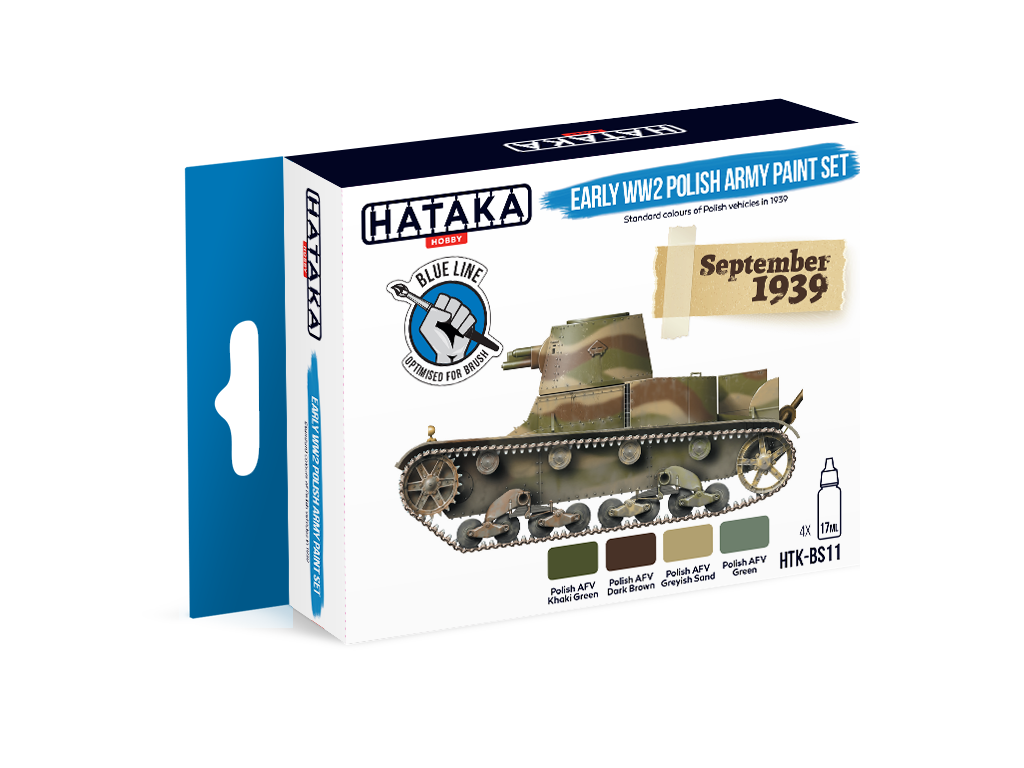 HTK-BS11 Hataka Early WW2 Polish Army Paint Set product image