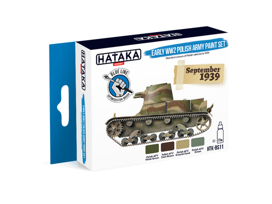 HTK-BS11 Hataka Early WW2 Polish Army Paint Set product image