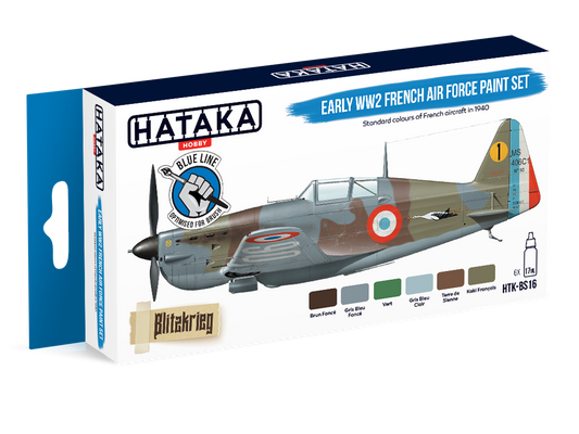 HTK-BS16 Hataka Early WW2 French Air Force Paint Set product image