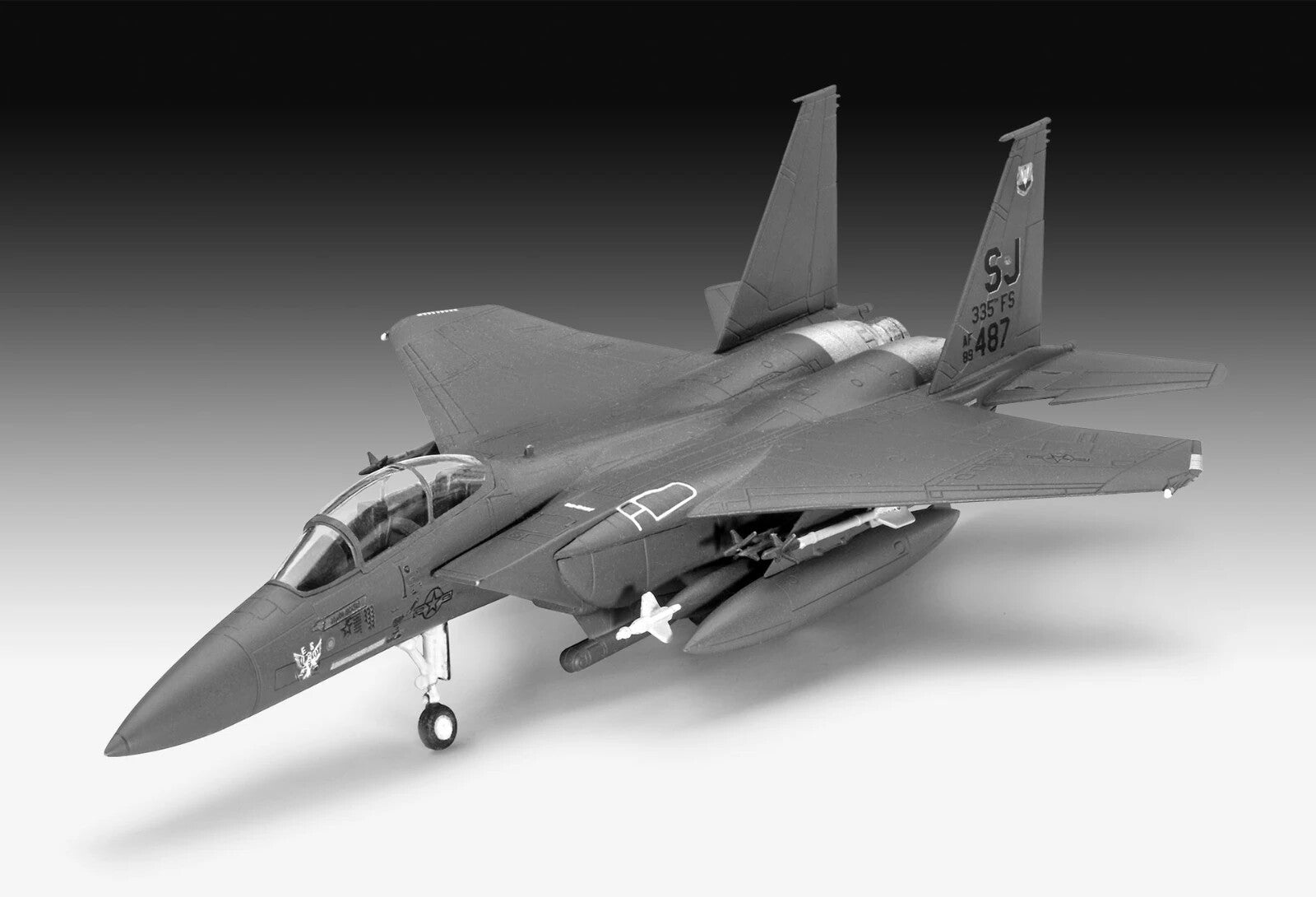 F-15 Strike Eagle With Bombs USAF Model Kit By Revell Scale 1:144 R03972