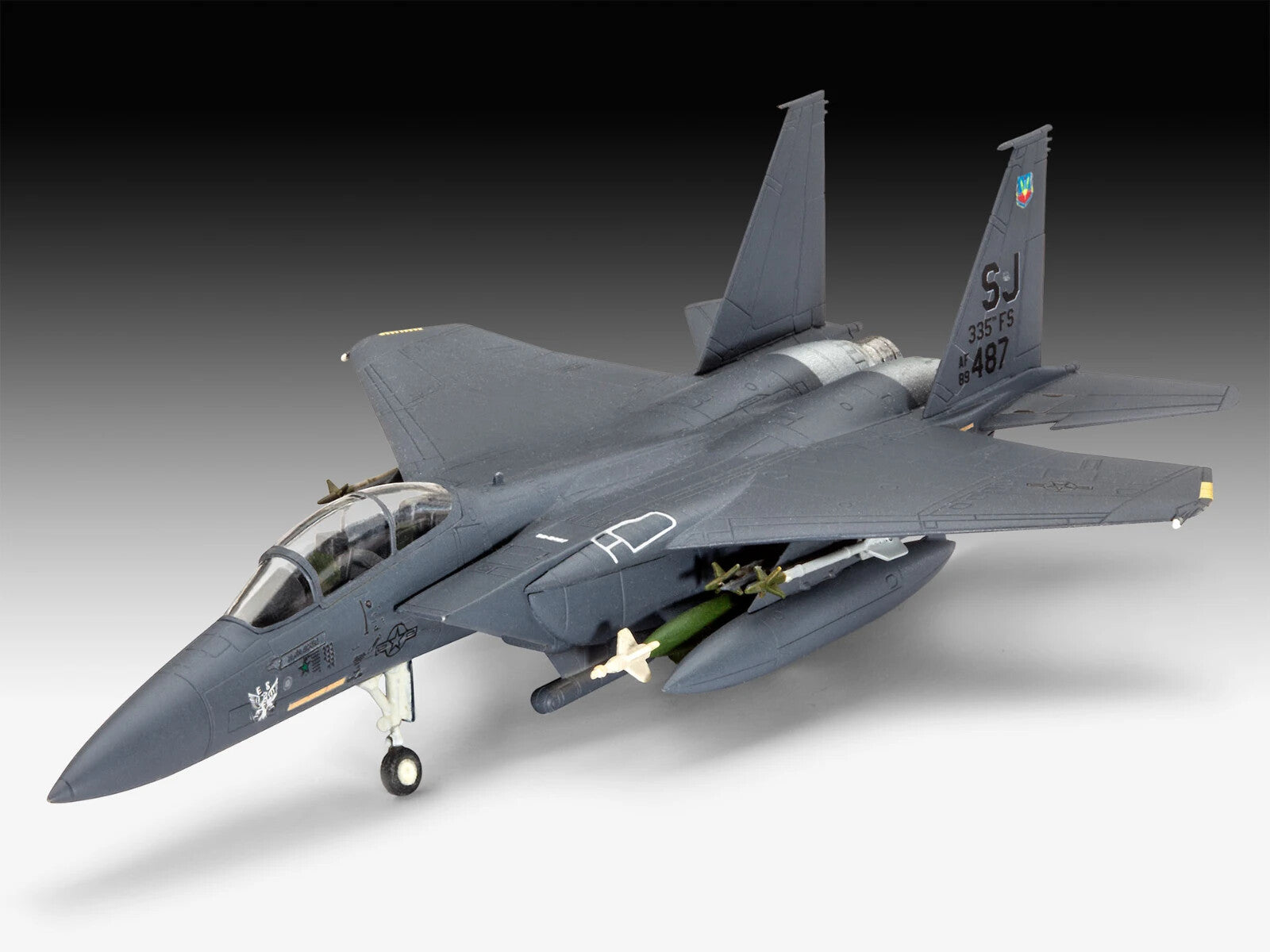 F-15 Strike Eagle With Bombs USAF Model Kit By Revell Scale 1:144 R03972