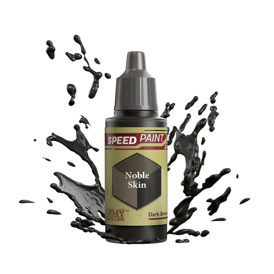 An 18ml dropper bottle of The Army Painter Speedpaint Noble Skin, showing a light, fair skin tone color.
