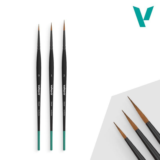Vallejo Detail Design Set Sizes 0 1 2 for precision hobby painting
