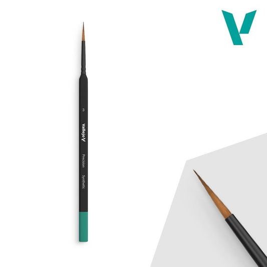 Vallejo Precision Round Brush Triangular No. 3 for precision painting