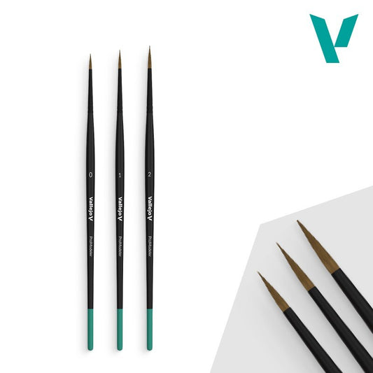 Vallejo Pro Modeller Design Set Sizes 0 1 2 for model painting precision